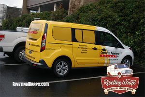 Ford Transit Connect Wrap, Passenger Side