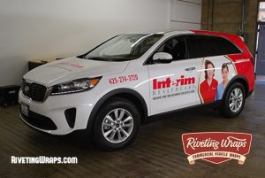 SUV Wrap for Interim Healthcare of Bellevue, WA
