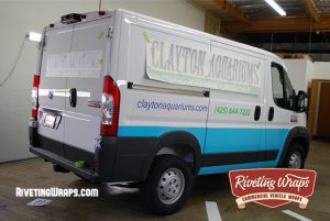 Promaster Van Graphic Installation in Process