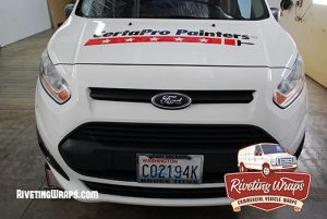 Ford Transit Connect Wrap, Hood