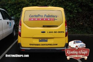 Ford Transit Connect Wrap, Back