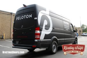 Mercedes Sprinter van wrap installation.