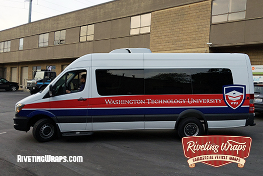 custom van wrap Mercedes Sprinter by Riveting Wraps Bellevue WA