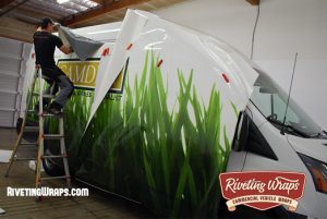Camden Gardens Riveting Wraps Transit Wrap Installation