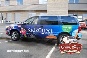 Children's Museum vehicle wrap by Riveting Wraps Bellevue WA