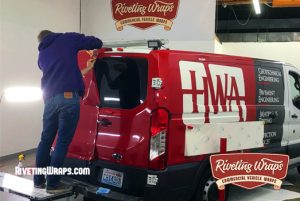 Transit van wrap and graphics by Riveting Wraps Seattle WA
