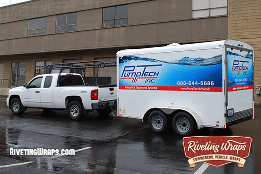 Bellevue, WA - PumpTech Enclosed Trailer Graphics