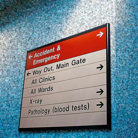 Have you ever gotten lost in a building, or the entrance to a property doesn't have signage?