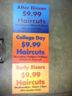 great clips signs