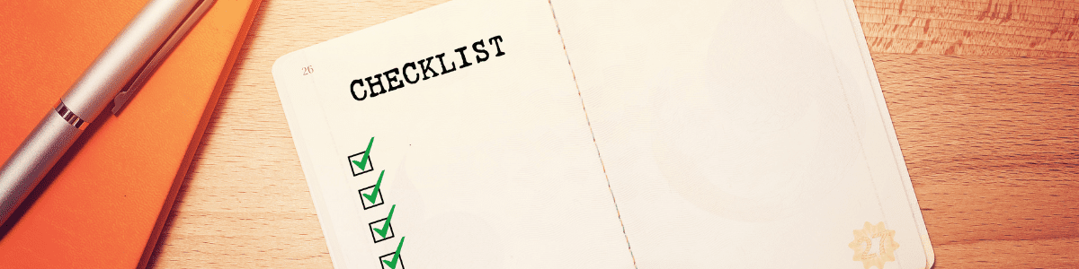 DIY website checklist