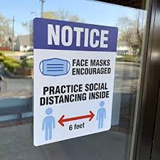Social Distancing Hotel Signs - Sign Partners Boca Raton