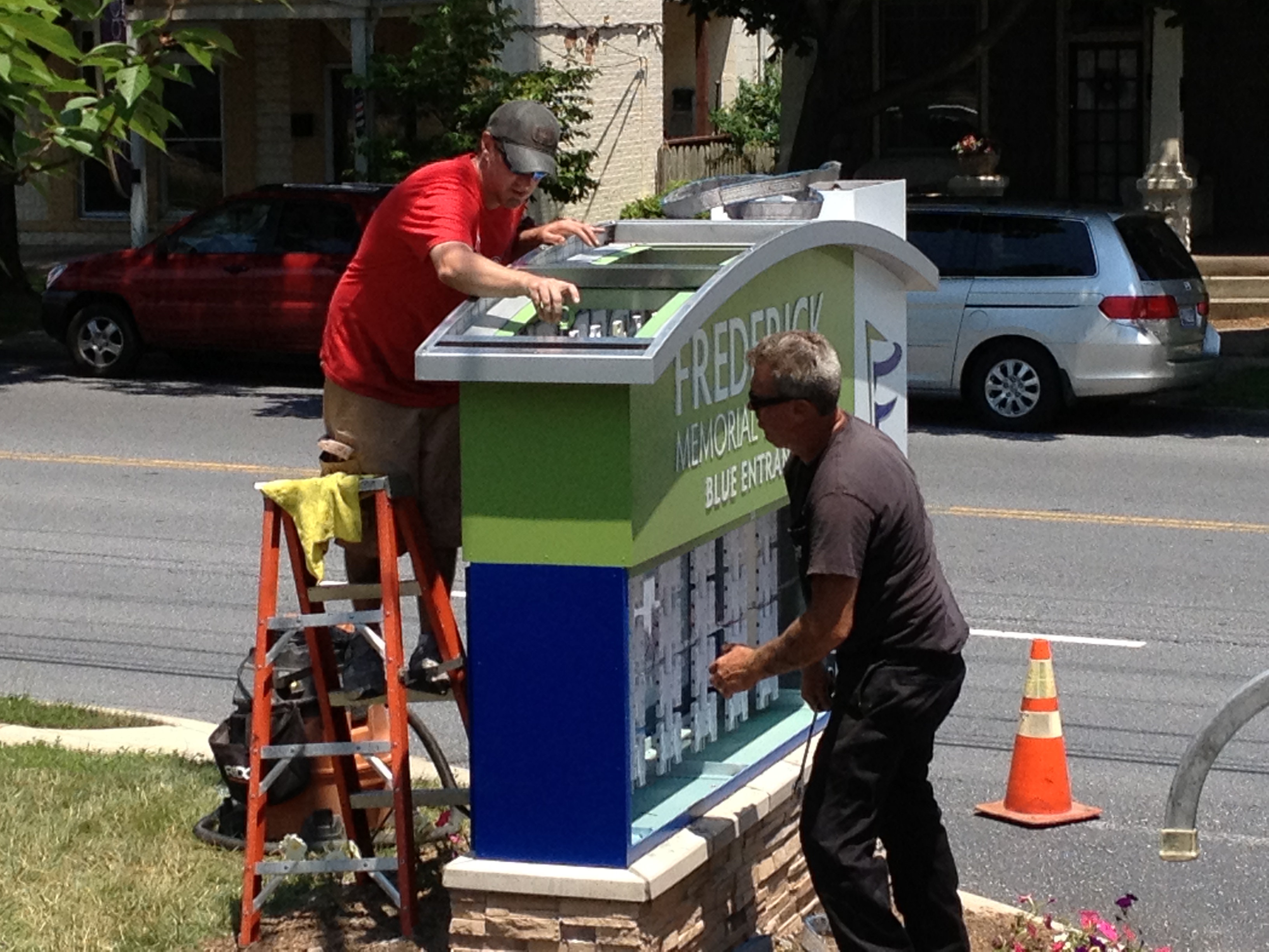 Monument Sign Installation