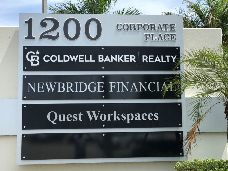 Commercial Signs - Monument Sign by Sign Partners in Boca Raton, FL