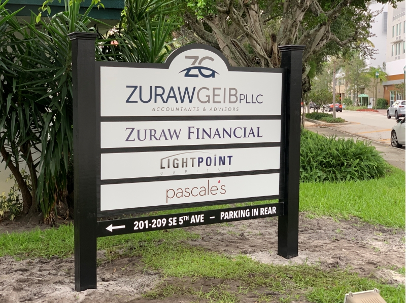 Monument Sign for your Office Building in Boca Raton - Sign Partners