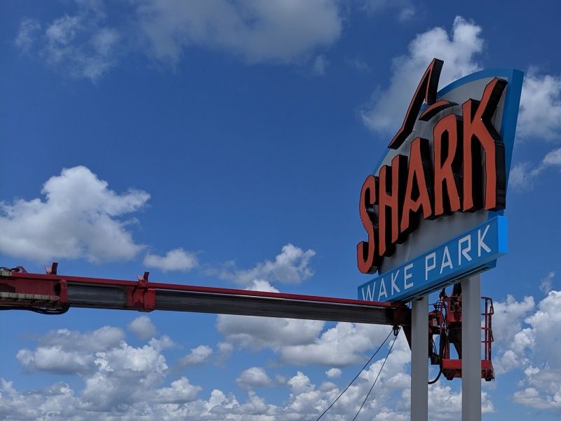 Installation Custom Business Sign - Sign Partners Boca Raton