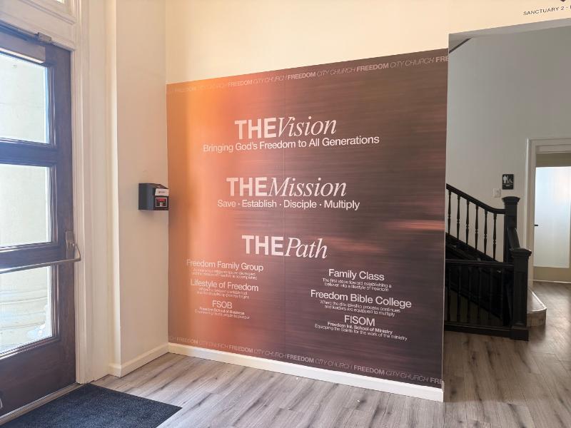 Los Angeles, CA, Wall Wraps and Graphics Help Brand a Church Campus!