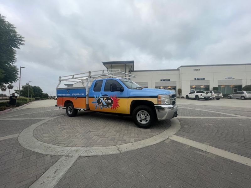 utility body truck graphics in anaheim, ca