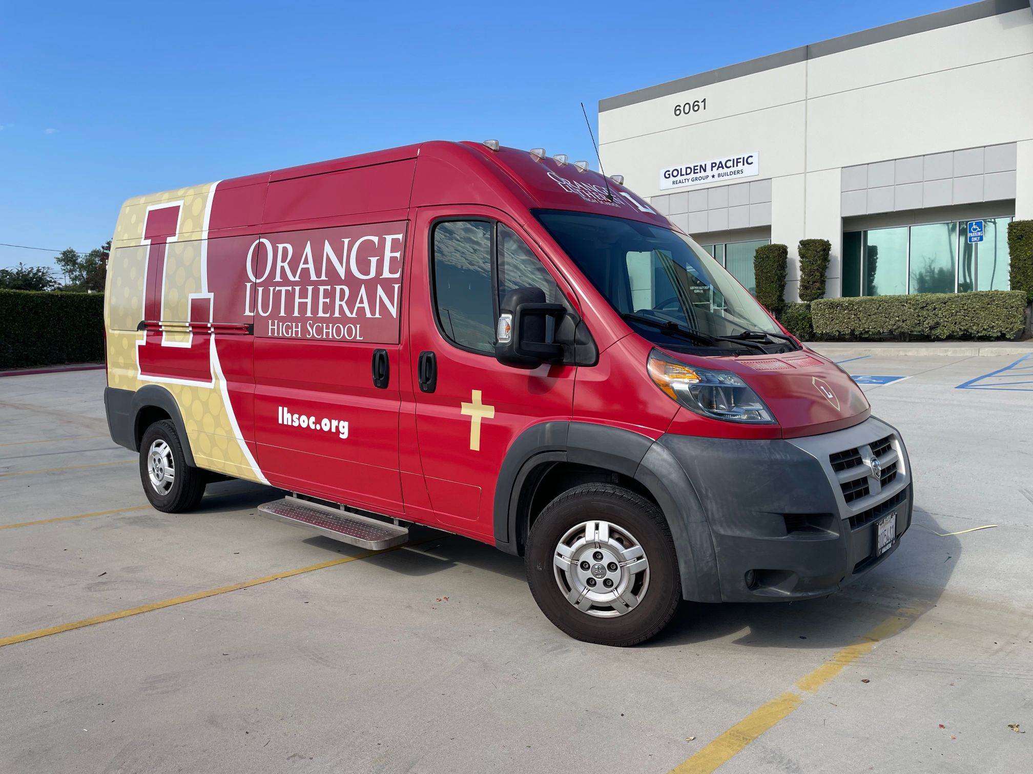 3M Sprinter Van Wraps for Schools in Orange County CA Promote School Loyalty