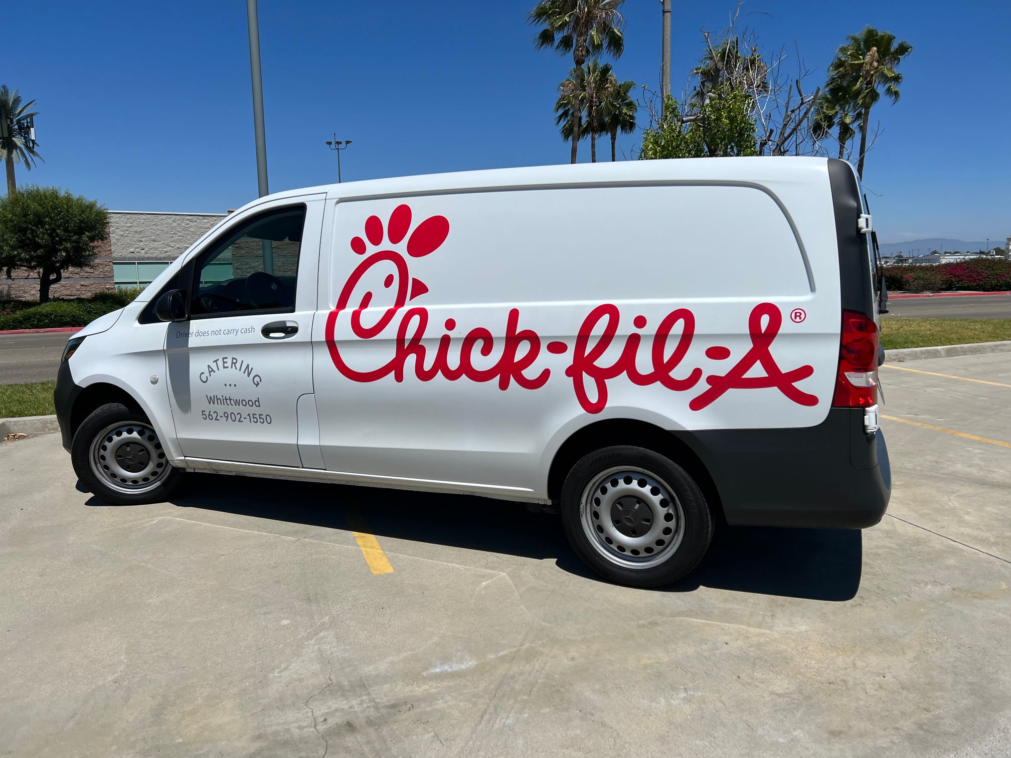 Long Lasting 3M Vinyl Graphics for Chick-fil-A Vans in Orange County CA