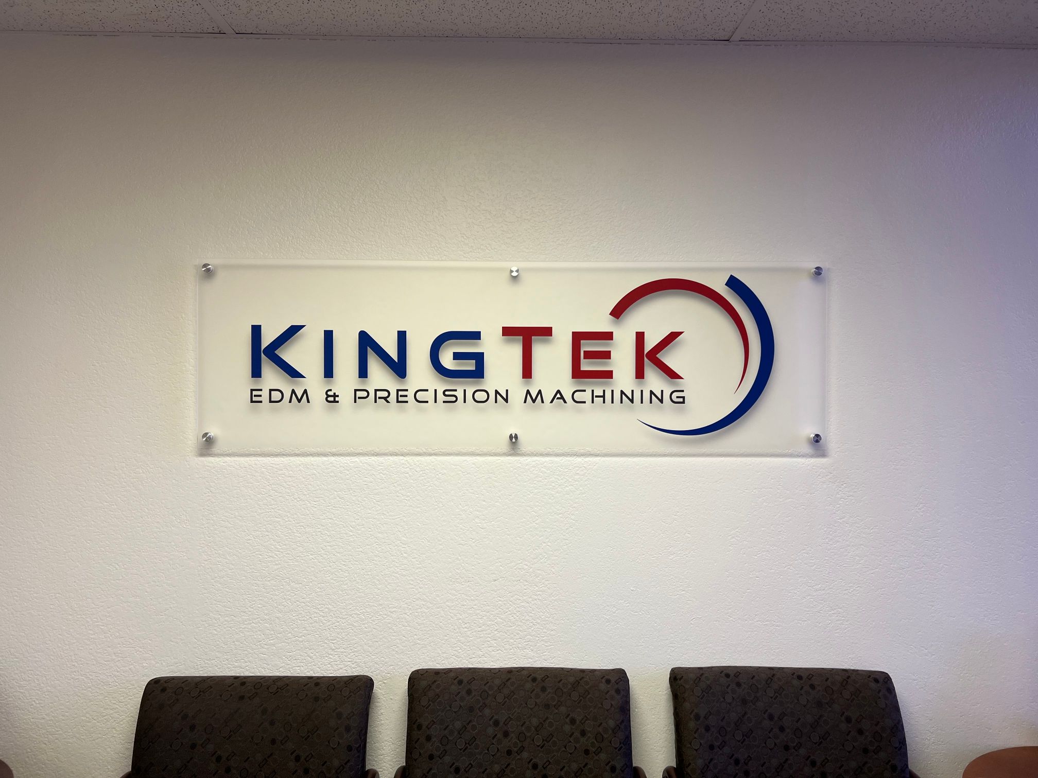 Custom Lobby Logo Wall Signs Brand Offices in Orange County California