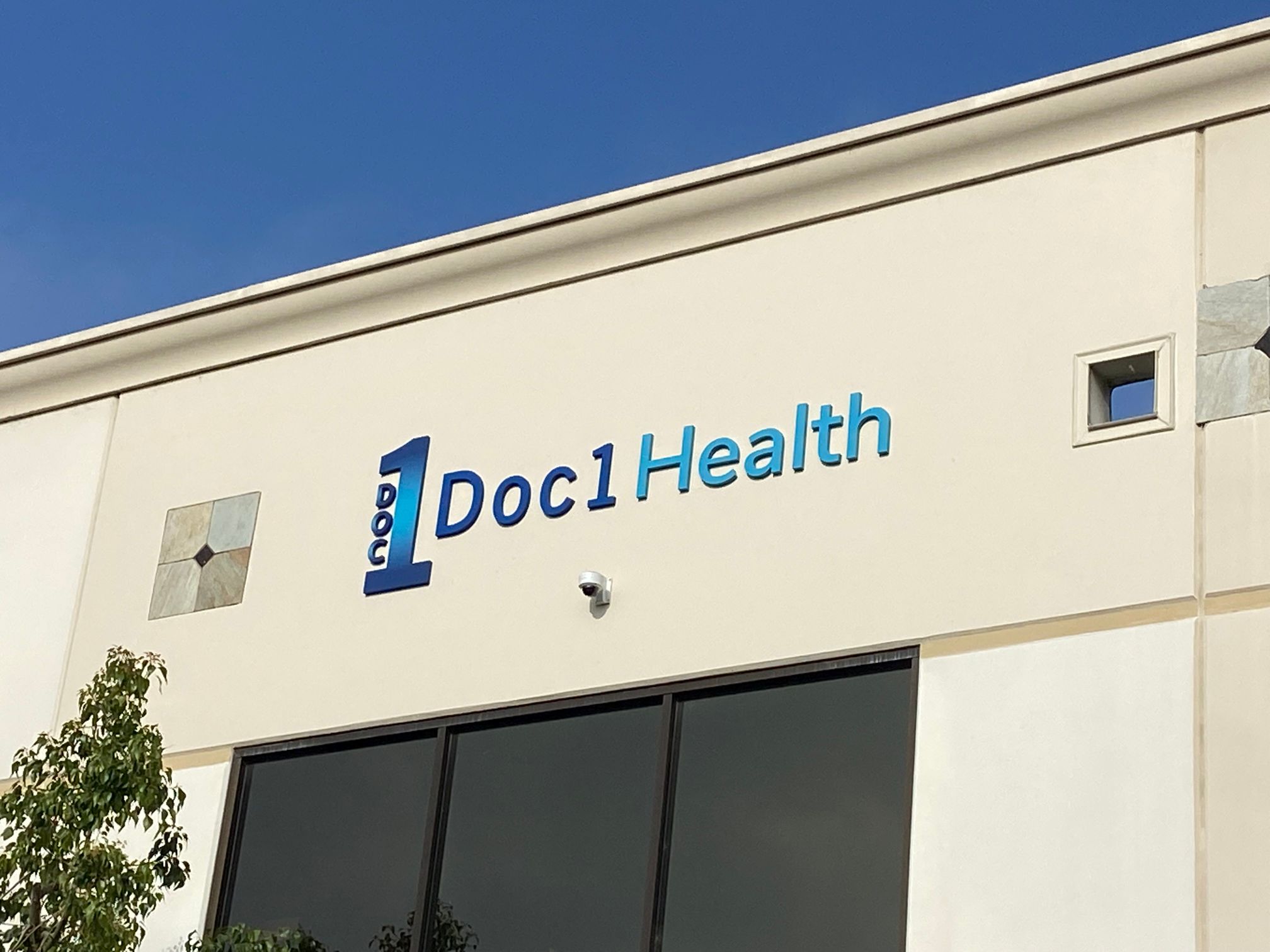 Brushed Metal Building Logo Signs for Businesses in Los Angeles, California
