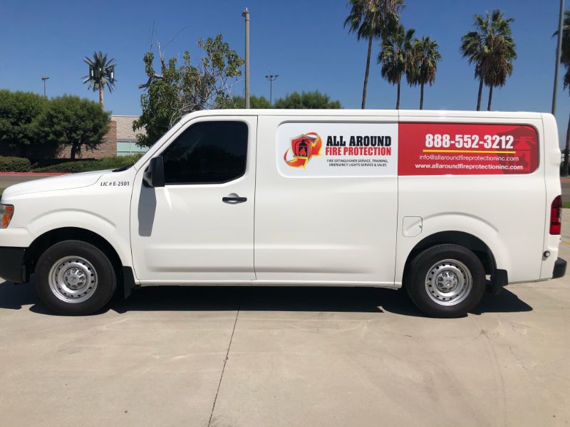 Nissan Sprinter Van Graphics Give Professional Look in Pico Rivera CA