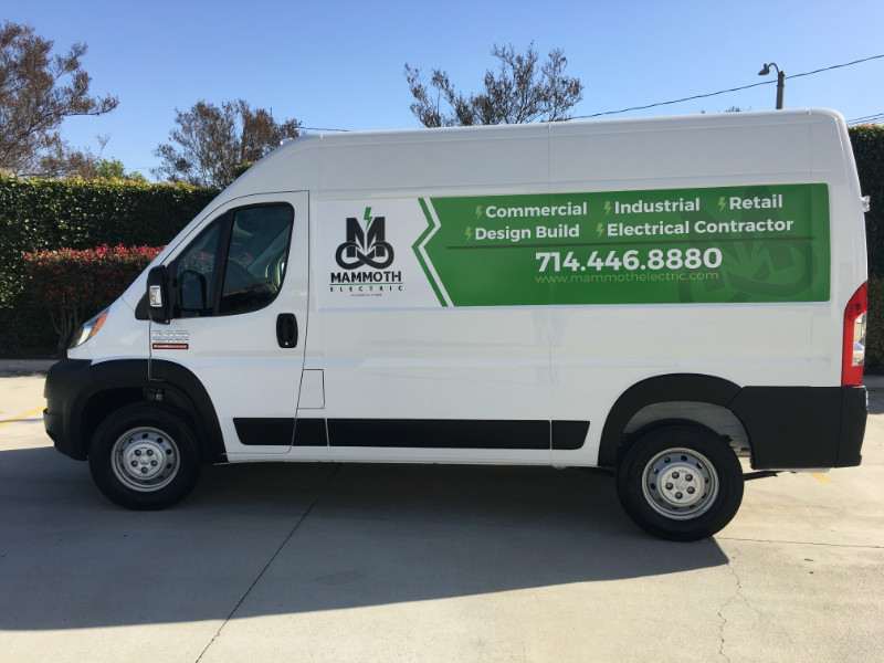 commercial van graphics in La Mirada.