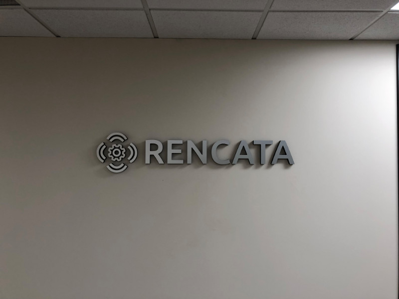 3D lobby logo sign in Orange County CA
