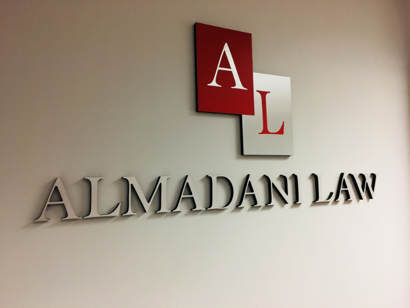 professional looking lobby sign