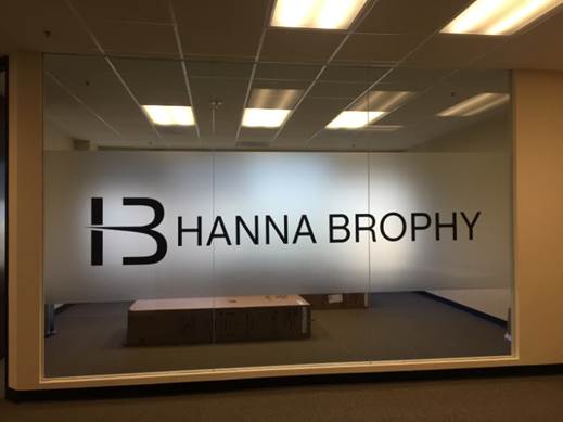Frosted and Etched Window Graphics