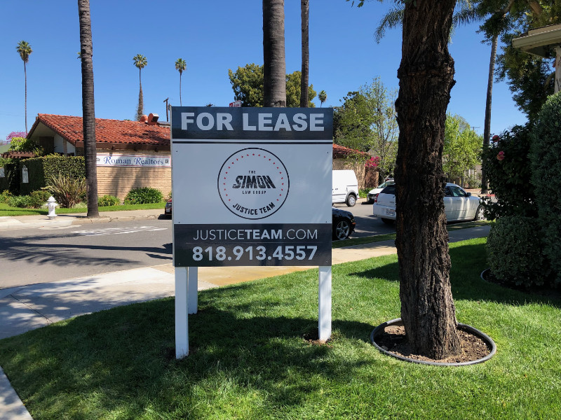 commercial property “For Sale” signs