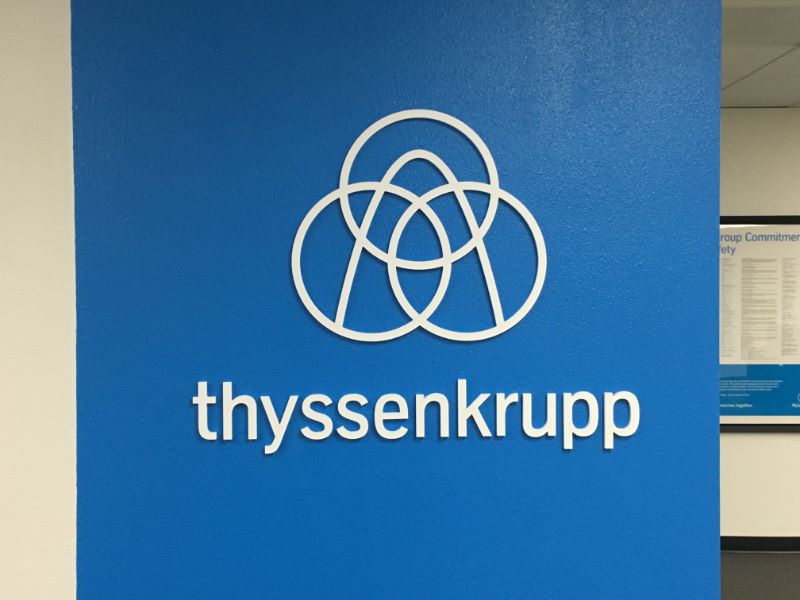 Office Lobby Logo Wall Signs In Irvine CA