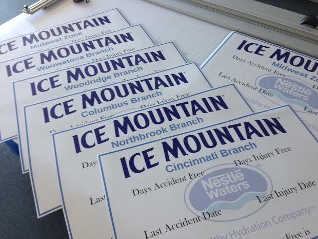 Magnetic Accident Free Workplace Signs Orange County