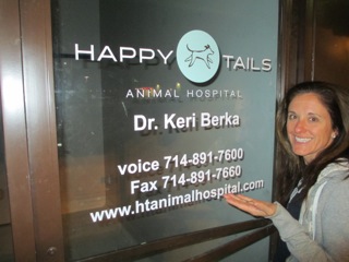 Happy Tails Window Lettering