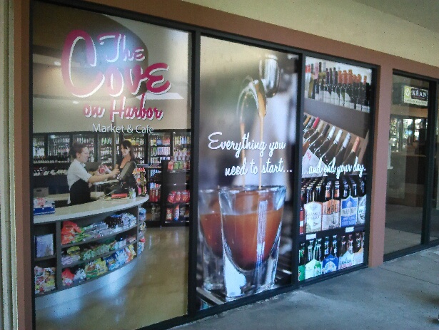 Window vinyl lettering Orange County