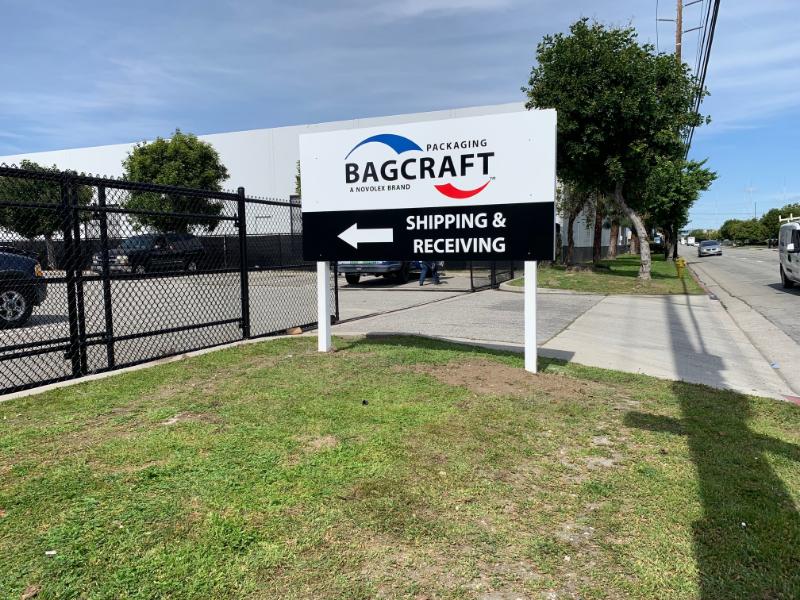 Freestanding signs for warehouse facilities in city of Industry, ca