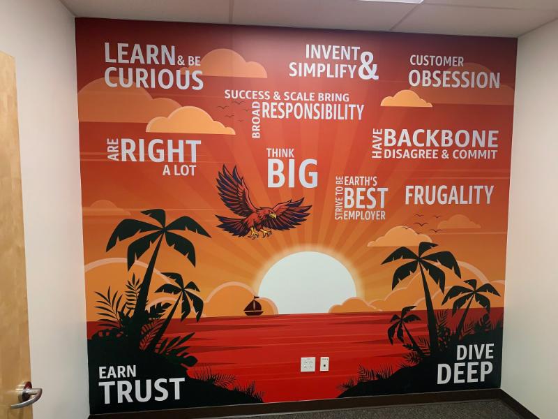 Ontario, ca wall graphics and decals for conference rooms