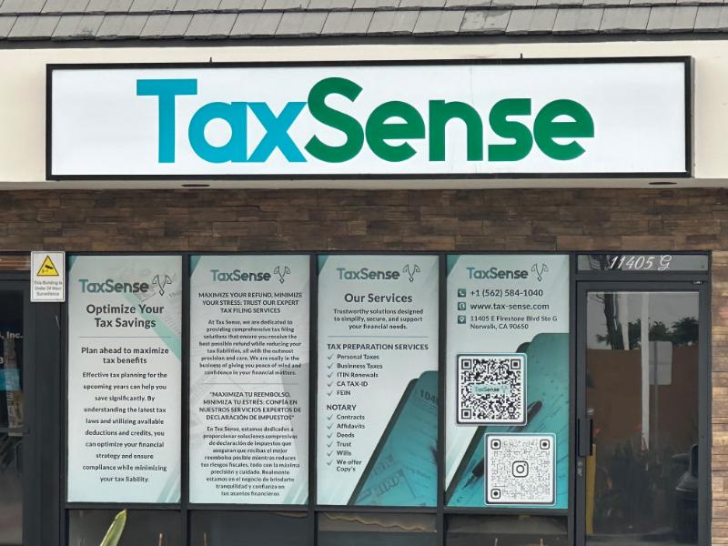 Perforated window graphics in norwalk, ca