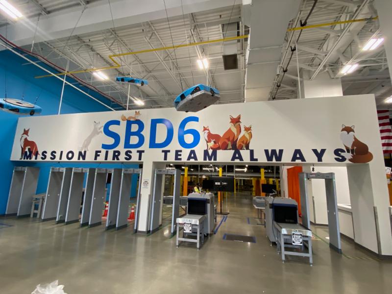 custom wall decals for distribution centers in chino, ca
