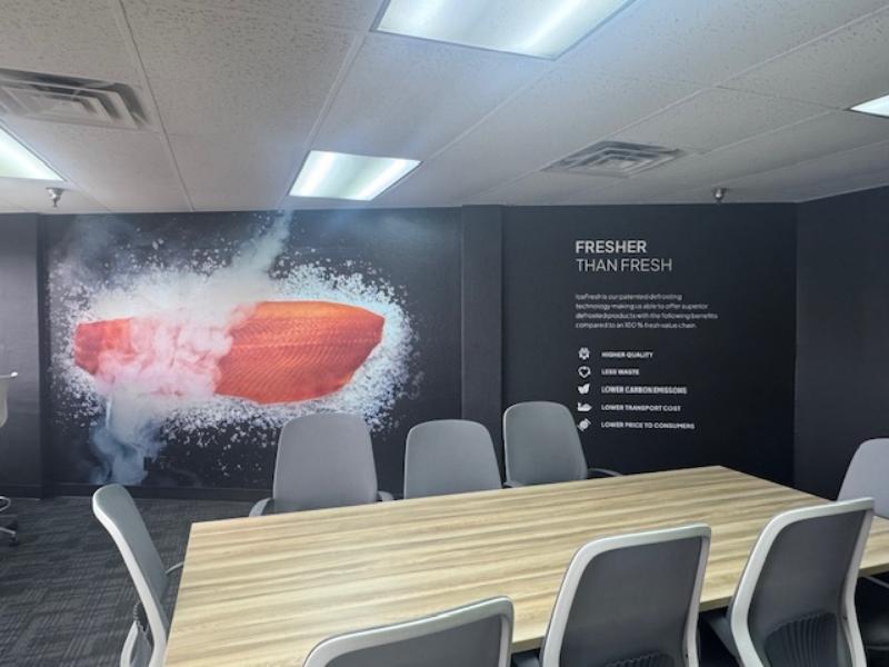wall wraps and decals for commercial office space in los angeles, ca