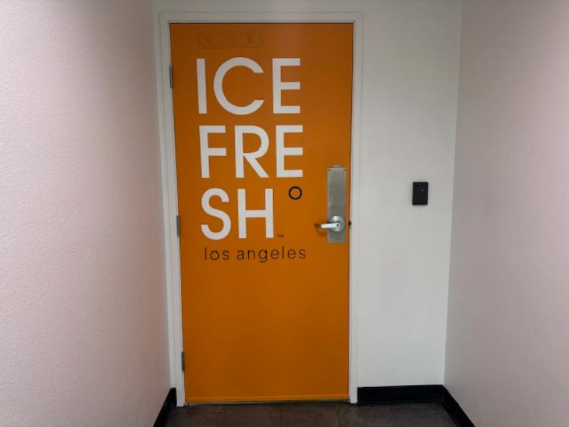 vinyl graphics for commercial doors in los angeles, ca