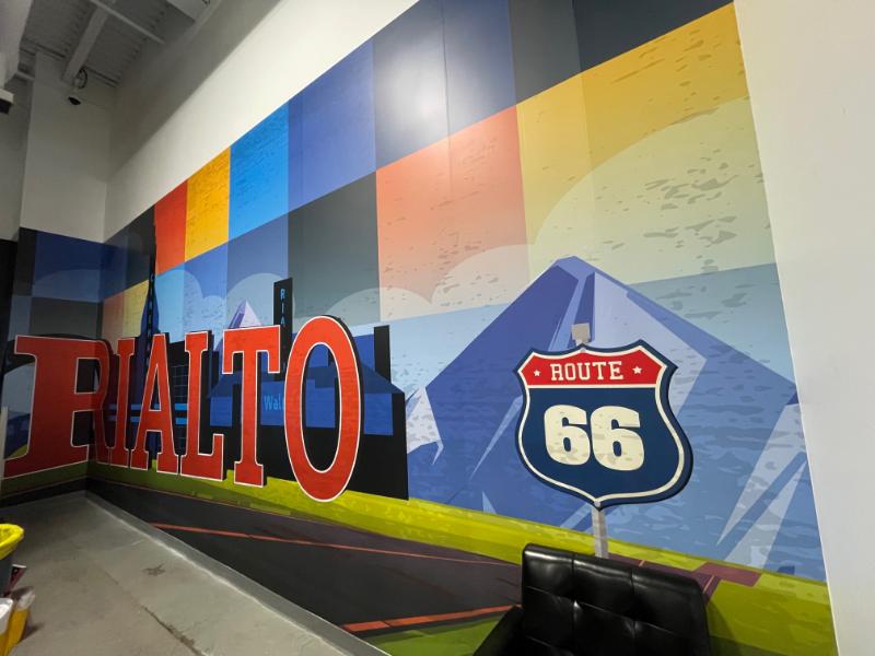 rialto, ca custom wall wraps and graphics