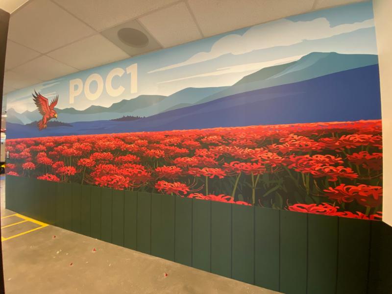 wall murals and decals for offices in orange county, ca