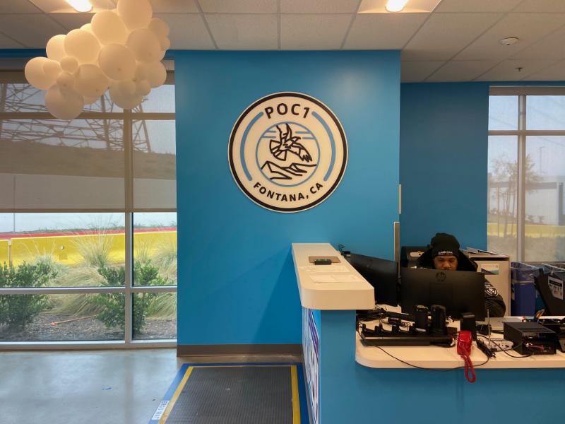 3D Logo Signs for office reception lobby in Los Angeles, ca