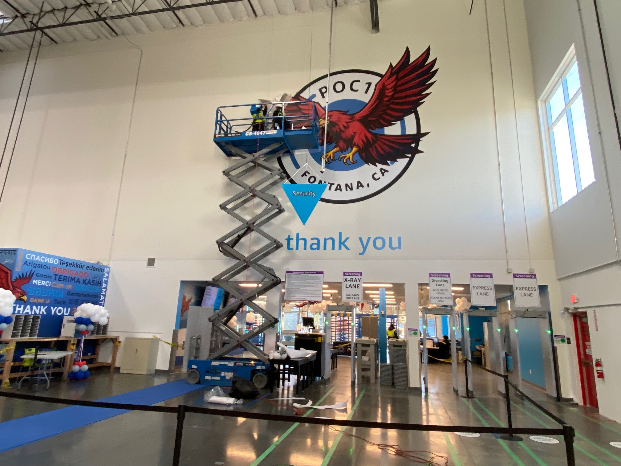 Giant Wall Decal installations in fontana, ca
