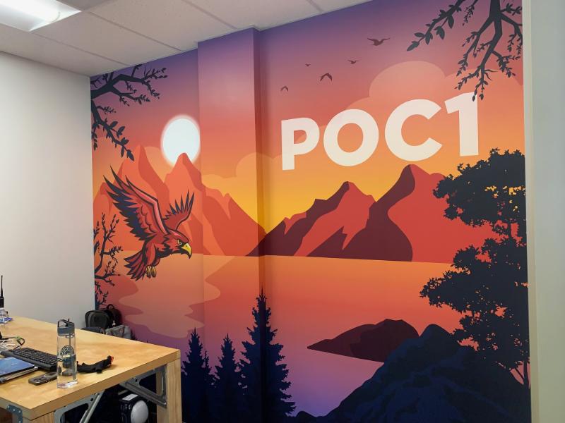 themed office wall murals and graphics in rancho cucamonga, ca