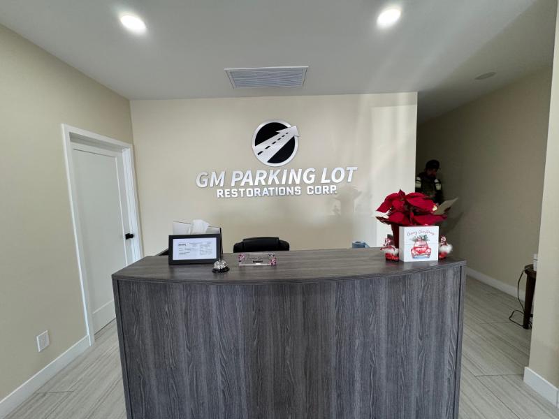Brushed metal lobby signs in orange county, ca