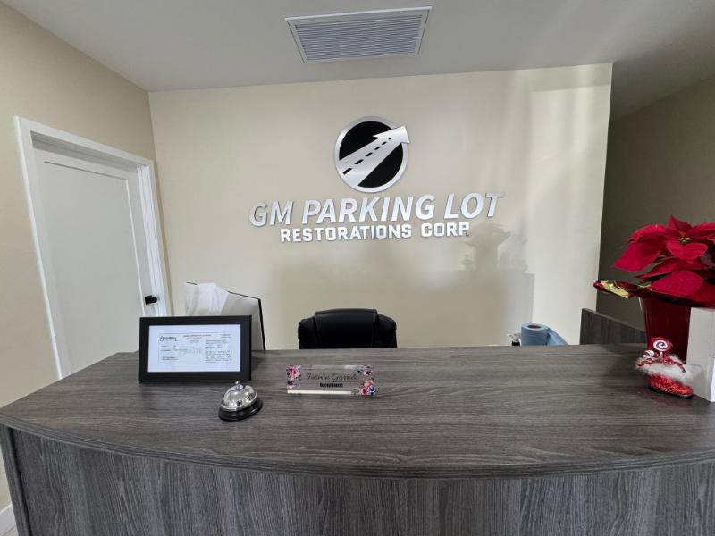 custom brushed aluminum lobby logo signs in orange county, ca