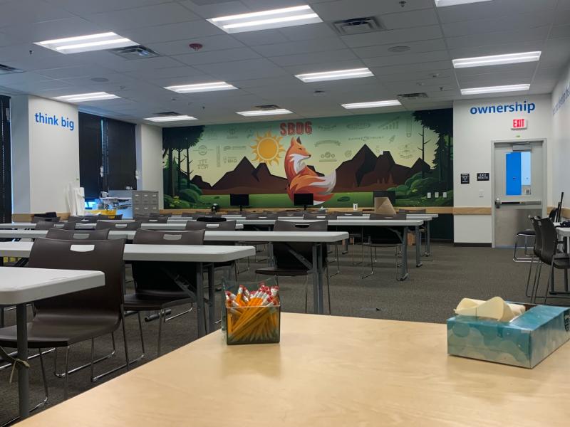 custom printed wallpaper for conference rooms in ontario, ca