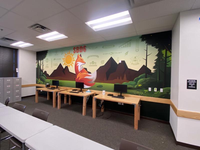 wall graphics and decals for conference rooms in Ontario, ca